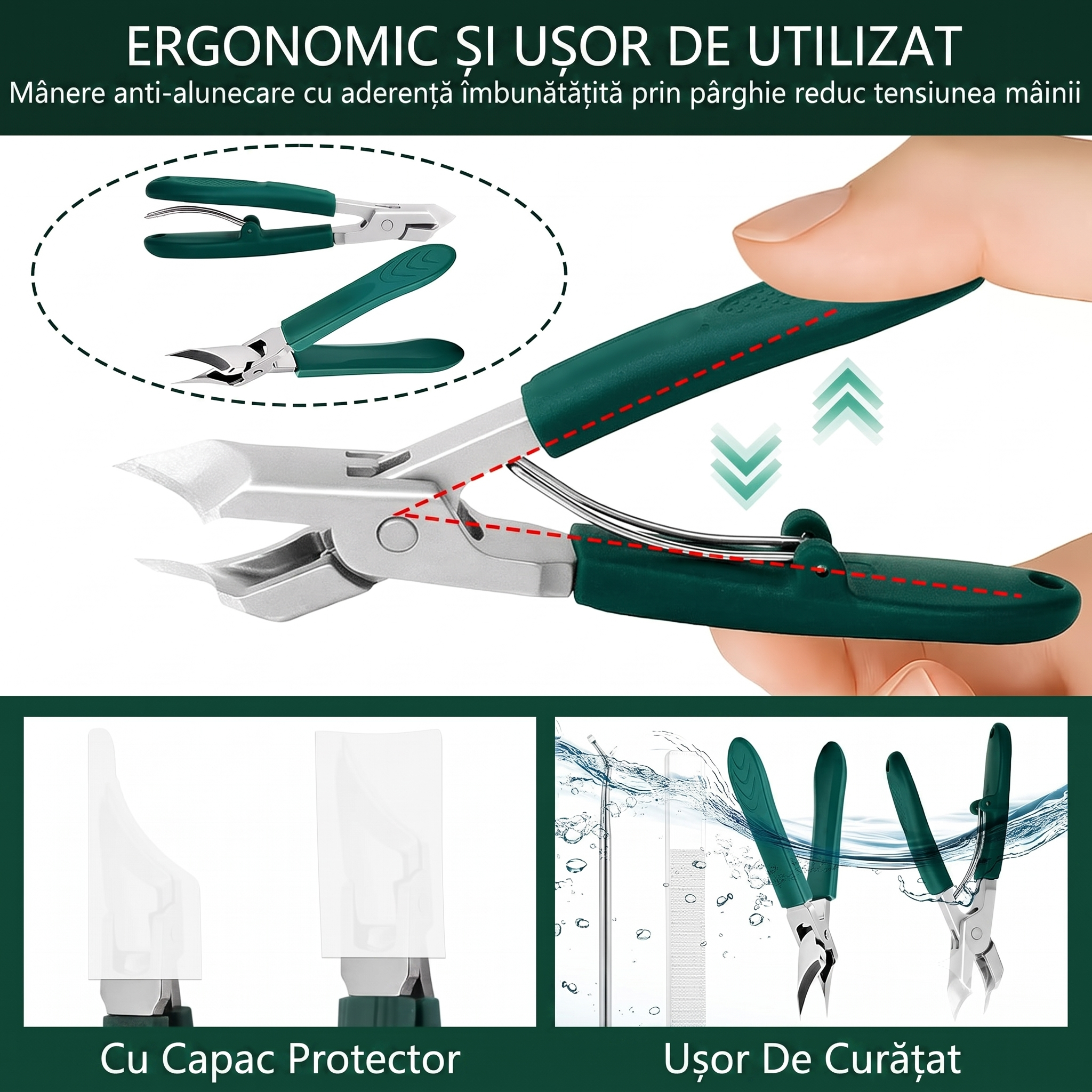 Unghiera cu Falcă de tip Vultur - Pentru prevenirea unghiilor încarnate